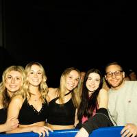 Group photo of concert attendees